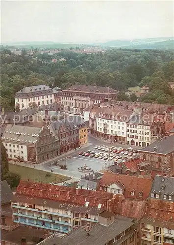AK / Ansichtskarte Weimar__Thueringen Markt Luftbildserie der Interflug 