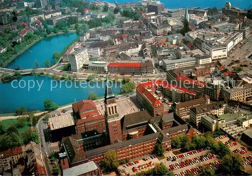 AK / Ansichtskarte Kiel Blick auf Rathaus und Centrum Kiel