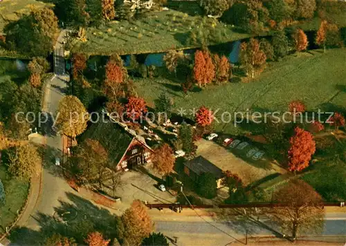 AK / Ansichtskarte Duvenstedt Hotel Restaurant und Cafe Alster Au Fliegeraufnahme Duvenstedt