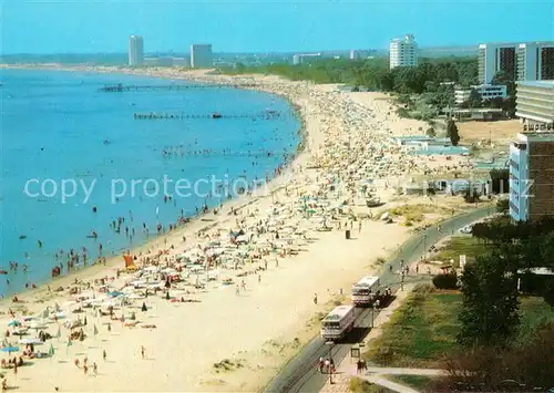 AK / Ansichtskarte Slantchev_Brjag Strand Fliegeraufnahme Slantchev_Brjag