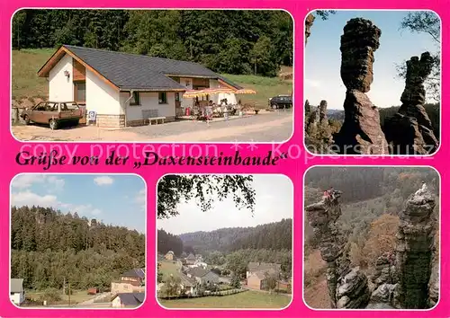 AK / Ansichtskarte Rosenthal Bielatal Daxensteinbaude Ottomuehle Saechsische Schweiz Felsformationen Rosenthal Bielatal