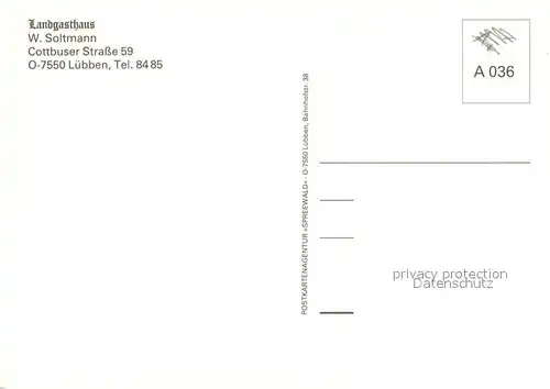AK / Ansichtskarte Luebbenau_Spreewald Landgasthaus Soltmann Restaurant Terrasse Luebbenau Spreewald