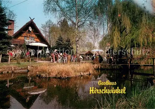 AK / Ansichtskarte Lehde Gasthaus Hirschwinkel Wasserstrasse Lehde