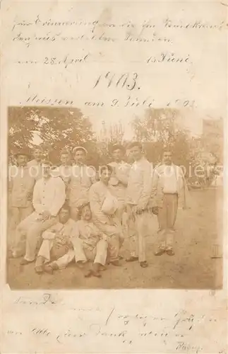 AK / Ansichtskarte Meissen_Elbe_Sachsen Soldaten im Lazarett Meissen_Elbe_Sachsen