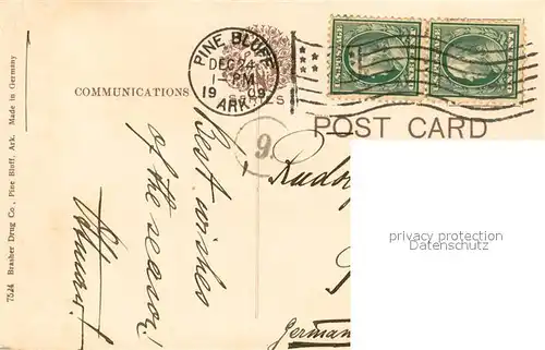 AK / Ansichtskarte Pine_Bluff New Union Station Pine_Bluff