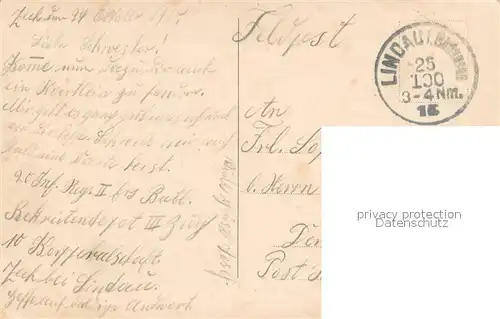 AK / Ansichtskarte Lindau_Bodensee Neue Kaserne mit Gebirge Lindau Bodensee