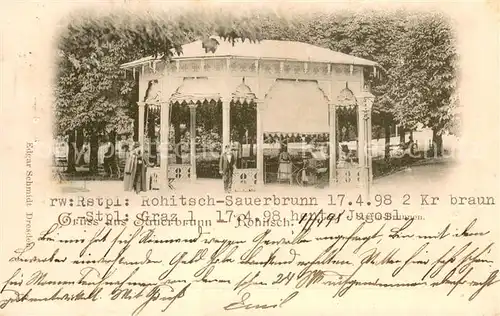 AK / Ansichtskarte Rohitsch_Sauerbrunn Pavillon Rohitsch Sauerbrunn