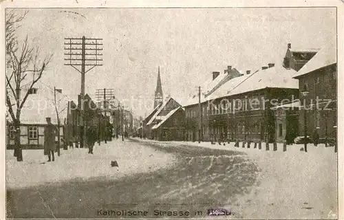 AK / Ansichtskarte Mitau_Jelgava Katholische Strasse 