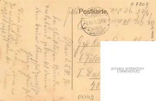 AK / Ansichtskarte Ostrau_Sachsen Teilansicht Ostrau_Sachsen