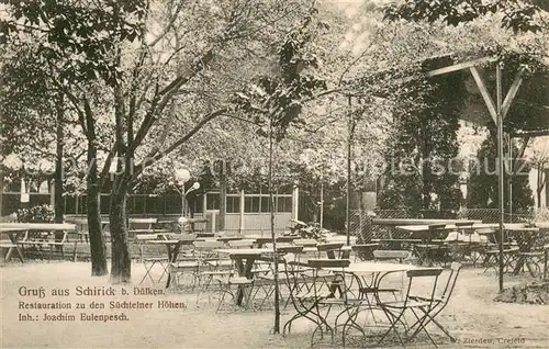 AK / Ansichtskarte Schirick Restaurant Zu den Suechtelner Hoehen Schirick