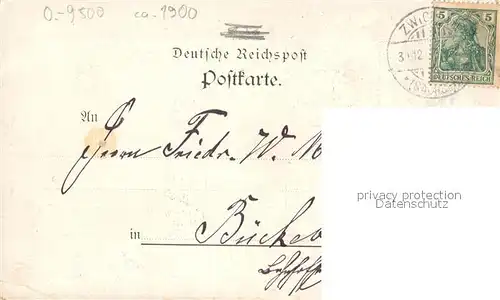 AK / Ansichtskarte Zwickau__Sachsen Kriegerdenkmal 