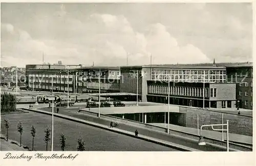 AK / Ansichtskarte Duisburg_Ruhr Hauptbahnhof Duisburg Ruhr