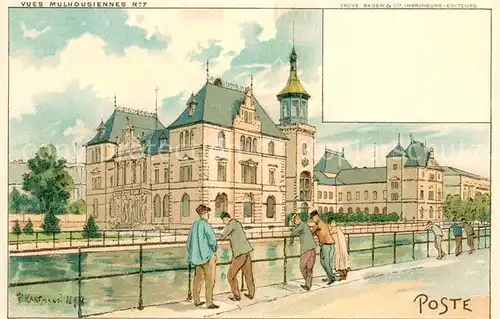 AK / Ansichtskarte Mulhouse_Muehlhausen Vue partielle Mulhouse Muehlhausen