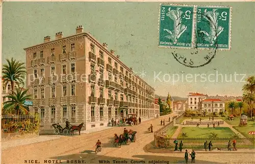 AK / Ansichtskarte Nice_06 Hotel Busby With Tennis Courts adjoining 