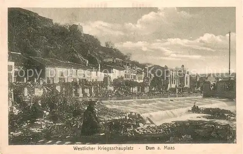AK / Ansichtskarte Dun_55_Maas Westlicher Kriegsschauplatz 