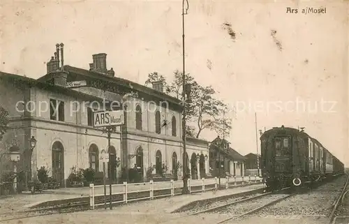 AK / Ansichtskarte Ars sur Moselle Bahnhof Ars sur Moselle