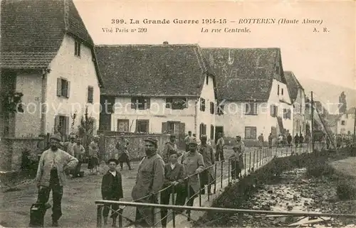 AK / Ansichtskarte Rotteren_Roderen La rue Centrale 
