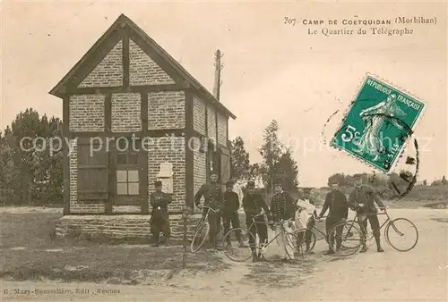 AK / Ansichtskarte Camp_de_Coetquidan Le Quartier du Telegraphe Camp_de_Coetquidan