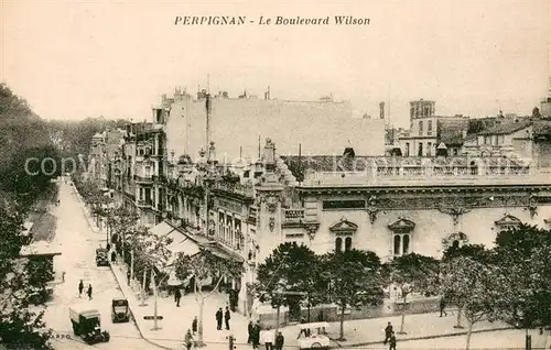 AK / Ansichtskarte Perpignan Le Boulevard Wilson Perpignan