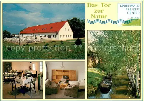 AK / Ansichtskarte Klein_Beuchow Spreewald Freizeit Center Wasserstrasse Kahn 