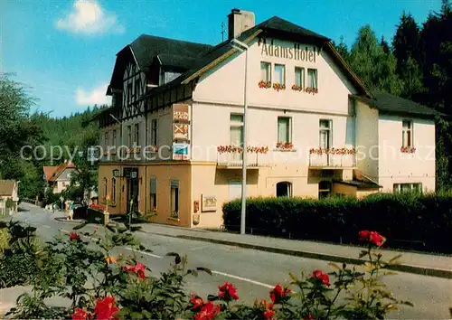 AK / Ansichtskarte Hoelle_Marxgruen Adams Hotel Hoelle im Frankenwald Hoelle_Marxgruen