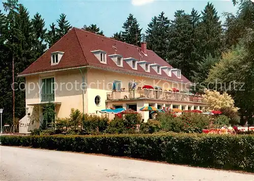 AK / Ansichtskarte Strasslach Dingharting Ferienheim der Muenchner Strassenbahner Restaurant Terrasse Strasslach Dingharting