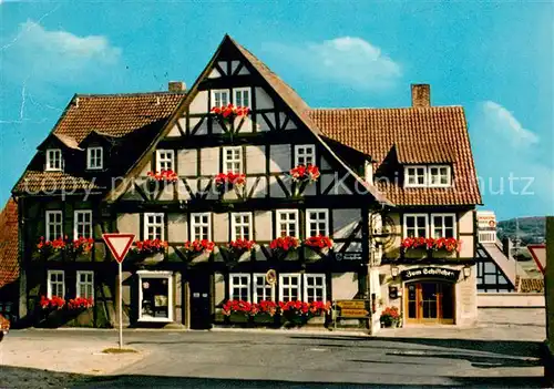 AK / Ansichtskarte Wolfhagen Hotel Zum Schiffchen Fachwerkhaus Wolfhagen