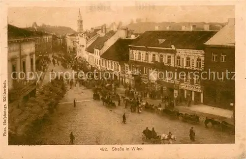 AK / Ansichtskarte Wilna_Wilno Ortspartie Wilna Wilno