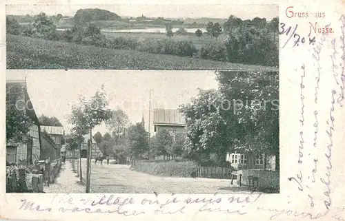 AK / Ansichtskarte Nusse Panorama Strassenpartie Nusse