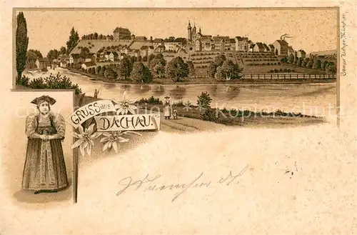 AK / Ansichtskarte Dachau Panorama Dachau