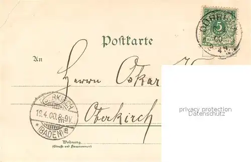 AK / Ansichtskarte Duerrheim_Bad Pfarrhaus Kirche Duerrheim_Bad