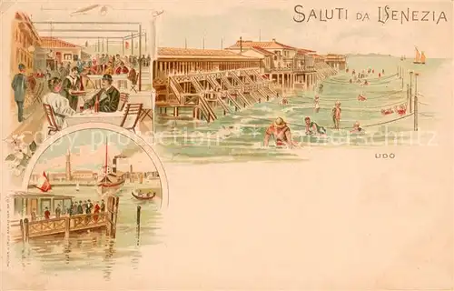 AK / Ansichtskarte Venezia_Lido Teilansichten Venezia Lido