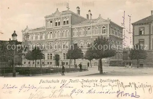 AK / Ansichtskarte Reutlingen_BW Fachschule fuer Textil Industrie 