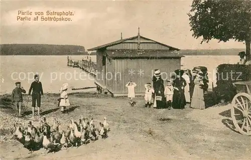 AK / Ansichtskarte Satrupholz_Sottrupskov Landpartie 