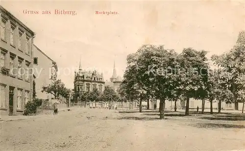 AK / Ansichtskarte Bitburg Marktplatz Bitburg