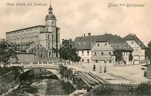 AK / Ansichtskarte Reichenau_Frauenstein Obere Fabrik von Preibisch Reichenau_Frauenstein