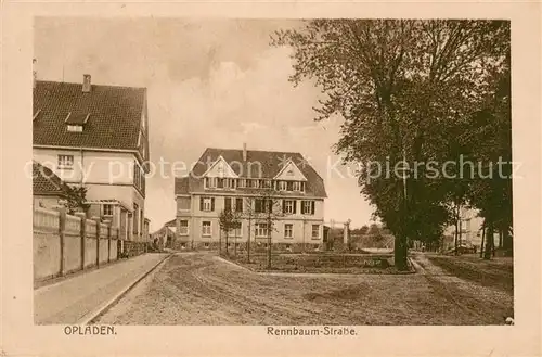 AK / Ansichtskarte Opladen Rennbaum Strasse Opladen