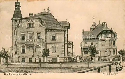AK / Ansichtskarte Maehrisch_Ostrau_Ostrava Villen Loewy 