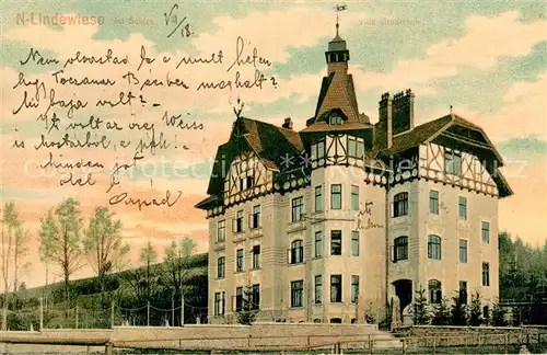 AK / Ansichtskarte Lindewiese_Tschechien_Bad Villa Grohmann Lindewiese_Tschechien_Bad