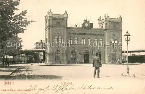AK / Ansichtskarte Doebeln Bahnhof Doebeln