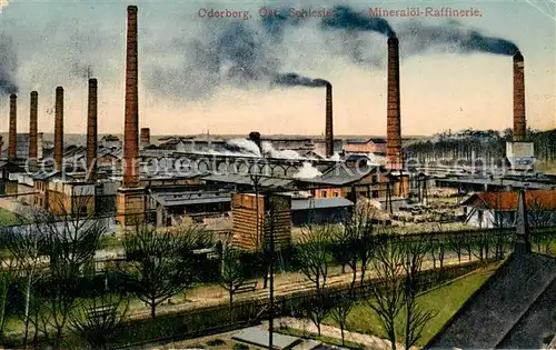 AK / Ansichtskarte Oderberg_Bohumin_Czechia Mineraloel Raffinerie 