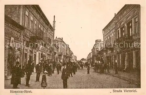 AK / Ansichtskarte Ramnicu Sarat Strada Victoriei 