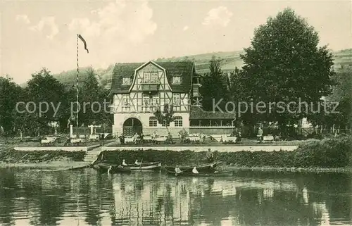 AK / Ansichtskarte Frankenroda Gasthaus Werratal Werrapartie Frankenroda