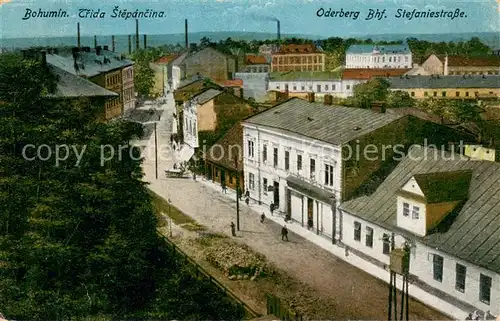 AK / Ansichtskarte Oderberg_Bohumin_Czechia Stefaniestrasse 
