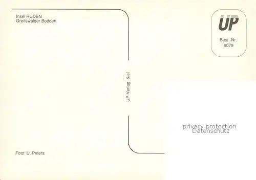 AK / Ansichtskarte Greifswalder_Bodden Insel Ruden Greifswalder Bodden