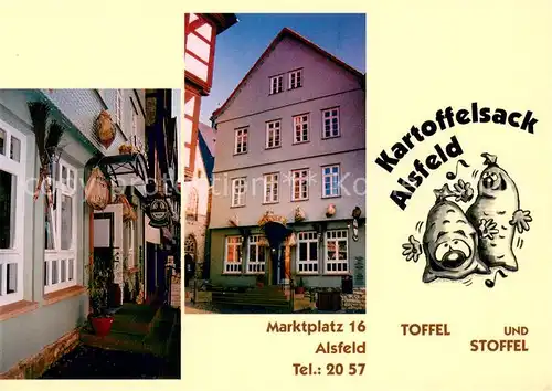 AK / Ansichtskarte Alsfeld Gaststaette Kartoffelsack am Marktplatz Alsfeld