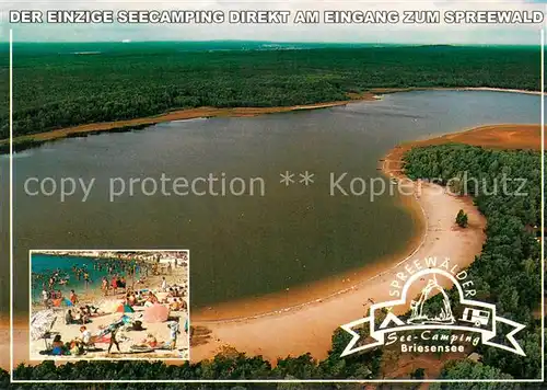 AK / Ansichtskarte Luebben_Spreewald Spreewaelder Seecamping Badestrand Luebben Spreewald