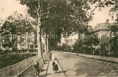 AK / Ansichtskarte Weissenburg_67_Alsace Strassenpartie 