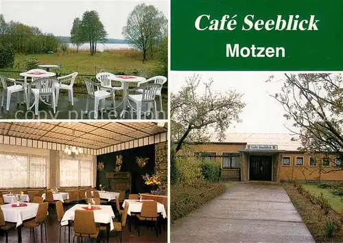 AK / Ansichtskarte Motzen_Mittenwalde_Mark Cafe Seeblick am Motzener See Motzen_Mittenwalde_Mark