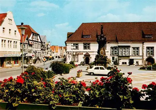 AK / Ansichtskarte Horn Bad_Meinberg Hotel Vialon ehem. Hof der Freiherren von Kotzenberg Denkmal Horn Bad_Meinberg